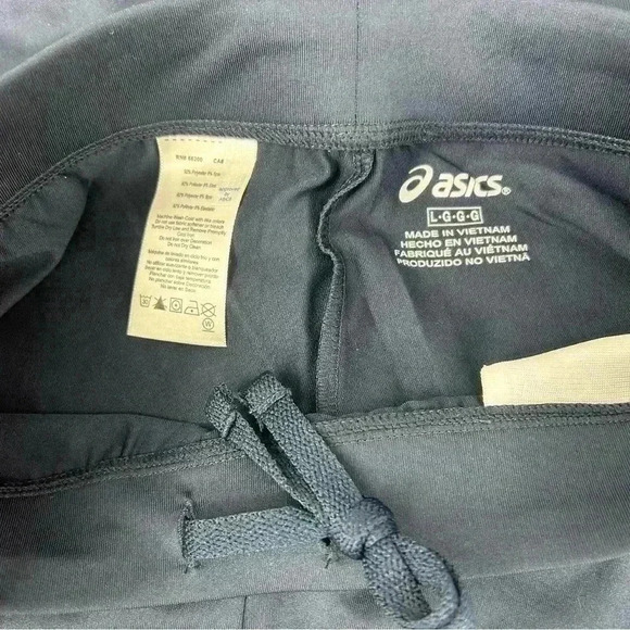 ASICS PANTS GIRLS LARGE LANI JR TRACK JOGGER PANTS ATHLETIC ATHLETE 5001 - Picture 2 of 7